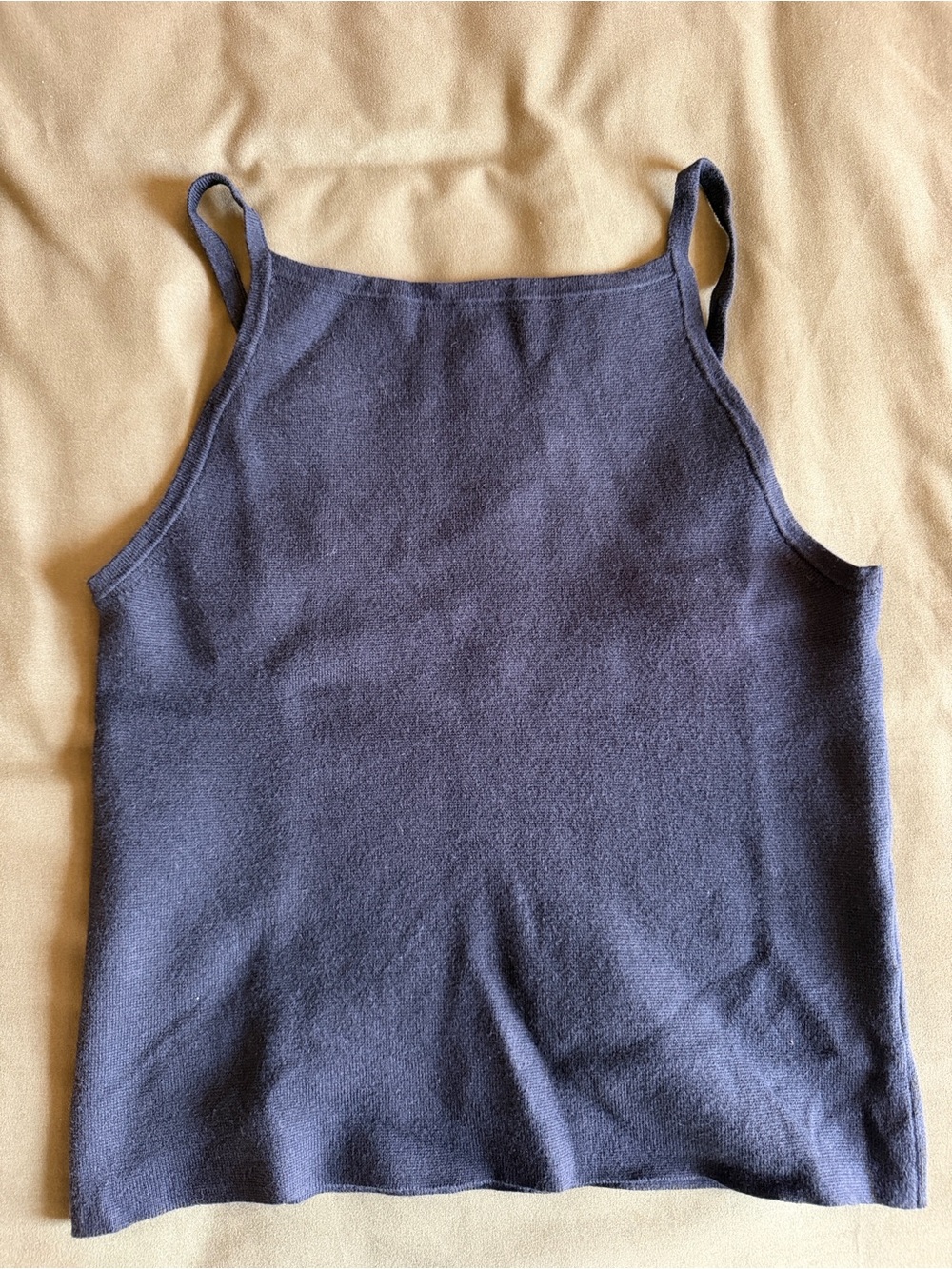 {MADEWELL} black knit sweater tank top S
